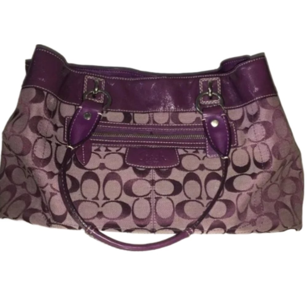 Coach Penelope Shopper bag in Plum